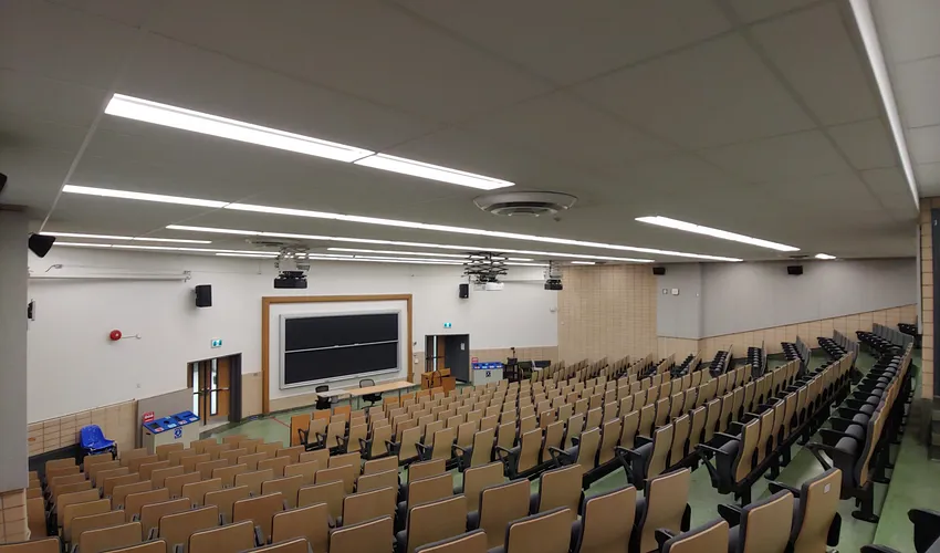Modern engineering college lecture hall