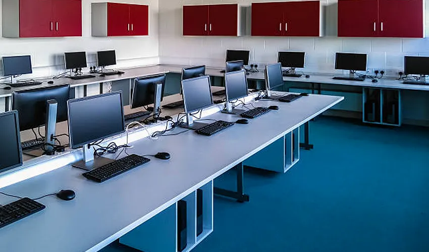 Computer lab setup for remote proctored SRMJEEE 2027 online exam